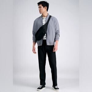 Haggar Active Pro Pant Straight Fit, Flat Front, Super Flex Waistband 38x32 NWT